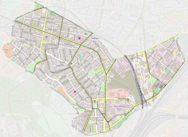 Gemeindegebiet in Kartenansicht